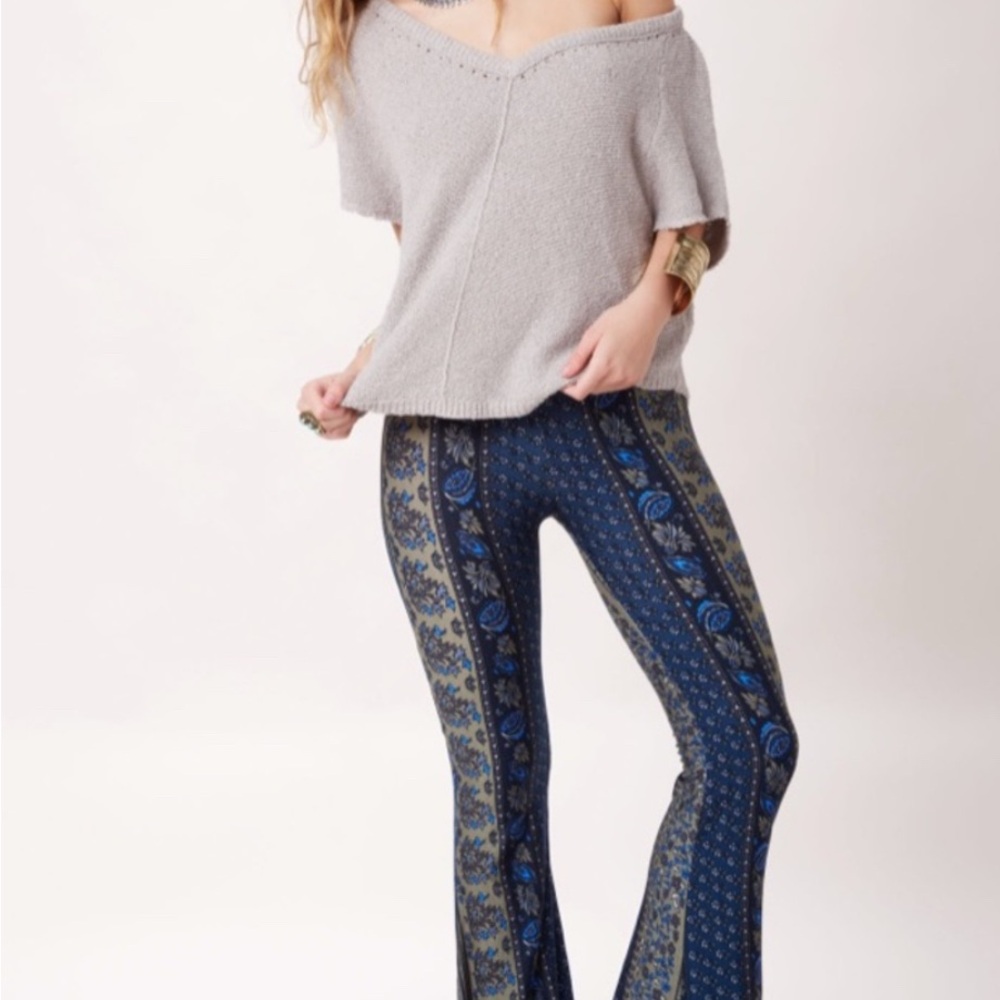 Free People Summer Romance Short Sleeve with Raw Hem Sweater